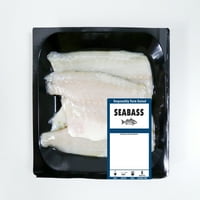 Svježi europski morski bas fileti, 0. - 1. lb