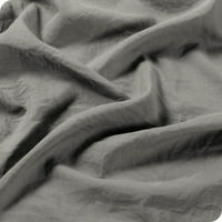Goli kućni pijesak mikrofiber pokrivač i lažni set, puni, smrdljivi sivi, 3 komada