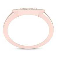Muški dijamantni prsten od 1 6K $ 10k ružičastog zlata