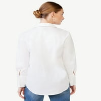 Scoop ženska košulja s tunikom dugih rukava