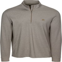 Muški pleteni pulover za golf s patentnim zatvaračem u obliku četvrtine