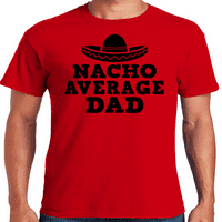Grafička Amerika Očev dan nacho prosječni tata cool košulja za majicu muške muške majice