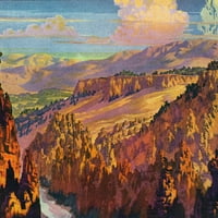 Grand Canyon Slikarski ispis na zamotanom platnu