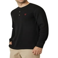 Muška majica od Termo vafla s dugim rukavima u košulji s dugim rukavima-veličine od 9 do 4 inča