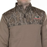 Mossy Oak muški patentni zip lov na pulover jaknu, mahovinski hrast dno, veličina ekstra velika