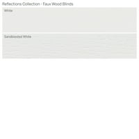 Zbirka prilagođenih refleksija, 2 Bežični bledani sjenila, bijela bijela, 3 4 Širina 48 Duljina