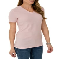 Ženska majica s kratkim rukavima s kratkim rukavima S izrezom u obliku slova u