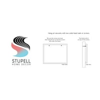 Stupell Industries, tako je dobro biti kućna grafička umjetnost bijela uokvirena umjetnička art art art art, 16x20