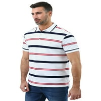 Chaps muški klasični fit prugastim pamučni dres polo majica, veličine xs-4xb