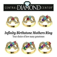 Nana Infinity Majke za odrasle zvone 1 do kamenja ženke majke Dan poklon - 10k žuta veličine 11. Stone 6