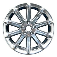 Obnovljeni OEM aluminijski legura kotača, sve polirano, odgovara 2011.- Lincoln MKX