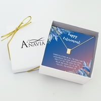 Anavia Happy Mirovinment Ogrlica, Pokloni za odlazak u mirovinu za žene, nakit za umirovljenje, pokloni za umirovljenje