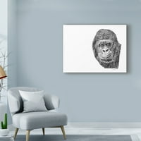 Gorilla line Art 'Canvas Art by Ly Your Art digne