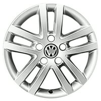6. Obnovljeni OEM kotač od aluminijske legure, sve obojeno srebro, odgovara 2010- Volkswagen Golf