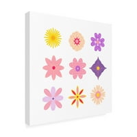 Fiorella površinski dizajn 'Spring Flowers ilustracije 1' platno umjetnost