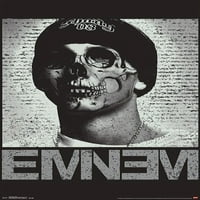Eminem - plakat lubanje na zidu, 22.375 34