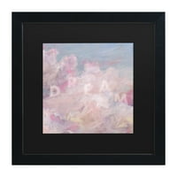 Lisa revizija 'Daydream Pink 04' Matted uokvirena umjetnost