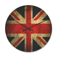 Dizajnirati 'Tradicionalna zastava u Velikoj Britaniji' Moderni drveni zidni sat