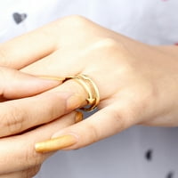 Nakit klub prsten prijateljstva strelica od 14k zlata preko srebrne strelice za žene