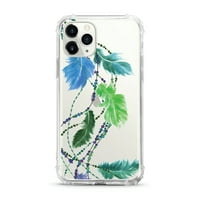 Essentials iPhone Pro ma futrola za telefon, plesna perja zelena