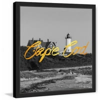 Gravura s uokvirenom slikom velike nade-Cape Cod