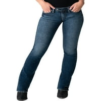 Tvrtka Silver Jeans. Ženske uske traperice u donjem dijelu struka 24-36