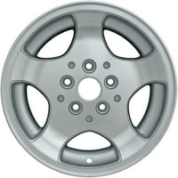 Obnovljeni OEM aluminijski legura kotač, srebro, odgovara 1996.- Jeep Grand Cherokee