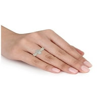 1- Karat T.W. Sjajnost fini nakit Kruška izrezana dijamantni zaručnički prsten u 10kt žutom zlatu, veličina 5