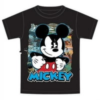 Majica majica za mlade Mickey, crni