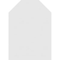 24 W 20 H osmerokutna gornja površinska nosač PVC Gable Oblub: Nefunkcionalan, W 2 W 1-1 2 P Brickmould Okvir
