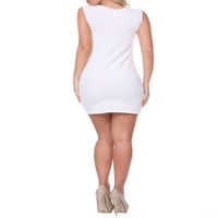 White Mark Mini haljina ženskog omotača