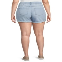 Vrijeme i trupce za ženske traper kratke hlače, 5 inseam, veličine xs-xxl