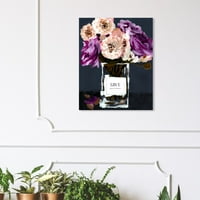 Wynwood Studio cvjetni i botanički zidni umjetnički platneni otisci cvjetni cvjetovi Ljubav Acqua Florale - ljubičasta,