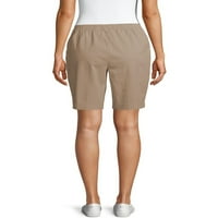 Ženske elastične kratke hlače od 2 džepa dostupne u minijaturnoj veličini
