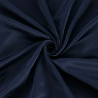Jedinstvene ponude 12 Veliki džep satenski svile ugrađeni lim mornarsko plavi blizanac