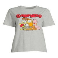 Grafička majica Garfield Juniora s kratkim rukavima