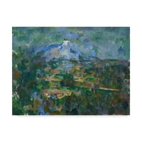 Zaštitni znak likovna umjetnost 'Pogled iz Lauves' platnene umjetnosti Paul Cezanne