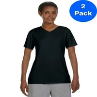 Žene oz. Cool Dri V-izreza majica 483V -BLACK XL