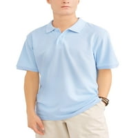 Polo majica za mlade odrasle osobe s kratkim rukavima s dvostrukim vrhom u školskoj uniformi
