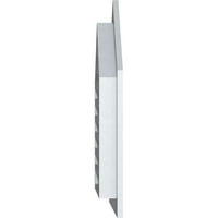 28 30 mn s šiljastim gornjim zabatnim otvorom: funkcionalni, PVC zabatni otvor s ravnim okvirom 1 4