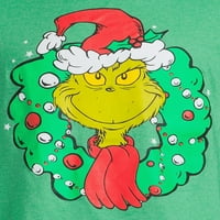 Dr. Seuss Grinch božićni muški i veliki muškarci grafičke majice, 2-pack