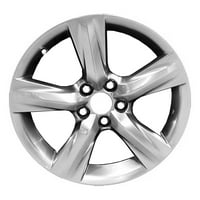 Obnovljeni OEM prednji aluminijski legura kotača, svjetlost dimljenog hipersilvera, odgovara 2014.- Lexus je limuzina