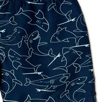 Wonder Nation Toddler Boys morski pas plivaju kratke hlače, veličine 12m-5t