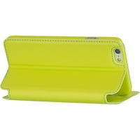 IPhone 6S poslovanje- stil stajaća novčanica torbica zelena koža w plava traka