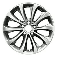 Obnovljeni OEM kotač od aluminijske legure, strojno i srednje srebrno, odgovara seriji 2011- BMW