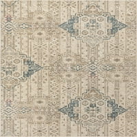 Dobro tkani Campo Magnolia Vintage Sažetak geometrijskog bež 8'9 12'5 područja prostirka
