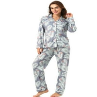 Jedinstvene ponude za žensku dnevnu odjeću Slatki tisak s hlačama pidžama setovi za spavanje